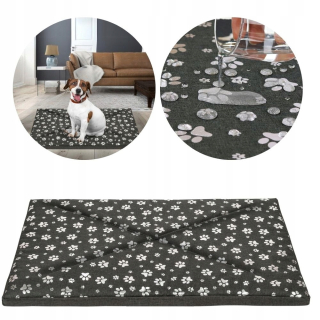 Matrac pre psa Dogguru biela, čierna, odtiene sivej 70 cm x 50 cm